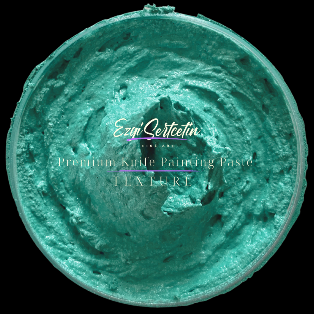Premium Palette Knife Painting Paste|Texture Paste|Authentic Bright Colors|Ready to Use|Easy to Apply| 6oz
