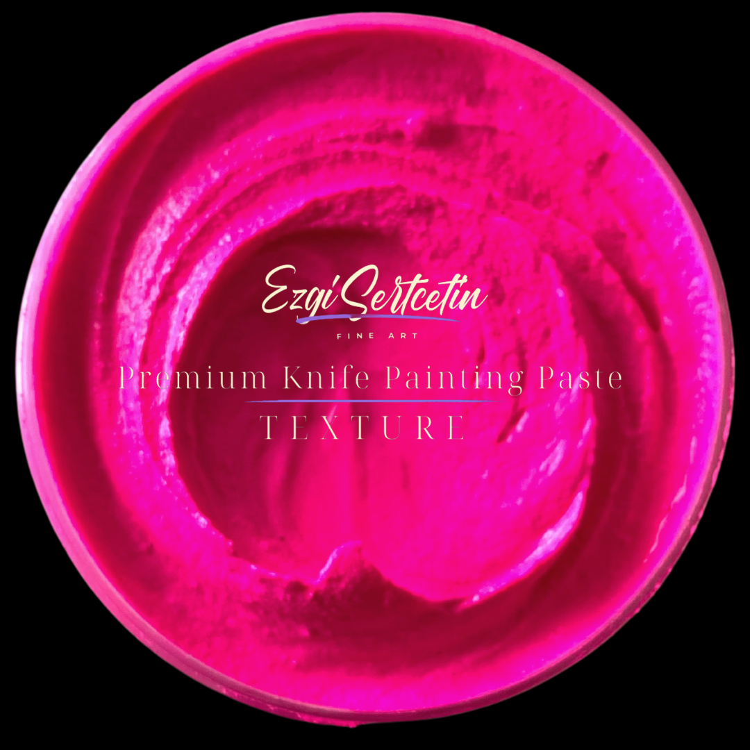 Premium Palette Knife Painting Paste|Texture Paste|Authentic Bright Colors|Ready to Use|Easy to Apply| 6oz