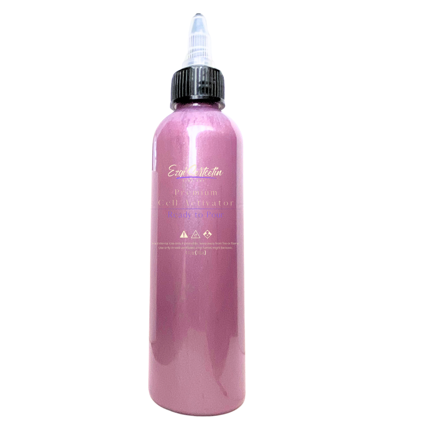 Premium Cell Activator | Ready to Pour | Create Perfect and Unique Cells in your Painting Works | 4oz by Volume | by Ezgi Sertcetin