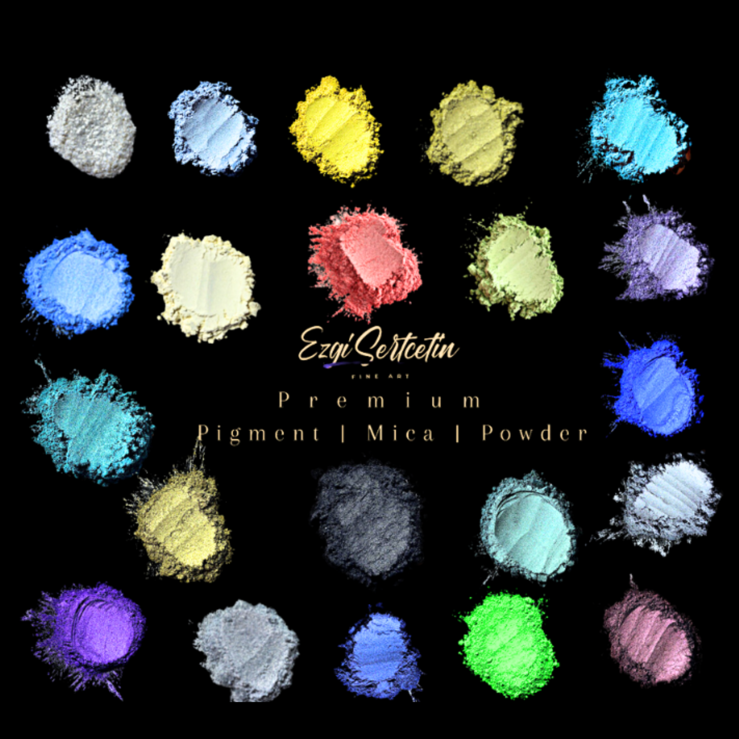 Premium Pigment Powder 50g by Ezgi Sertcetin