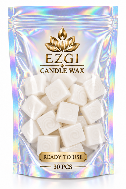 EZGI Candle Wax Metallic Bars for DIY Candle Making, 30 Pcs Ready to use