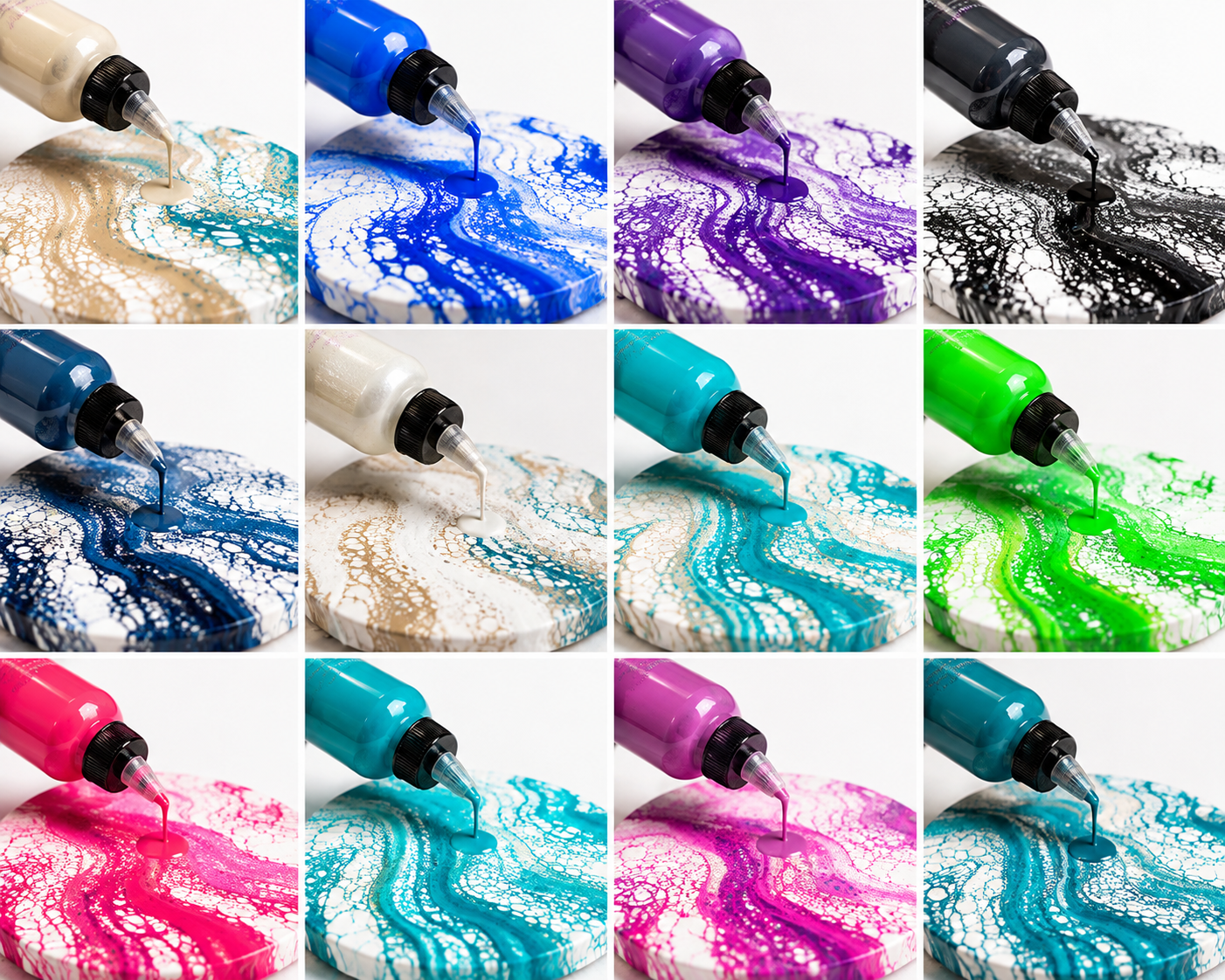 Premium Cell Activator | Ready to Pour | Create Perfect and Unique Cells in your Painting Works | 4oz by Volume | by Ezgi Sertcetin