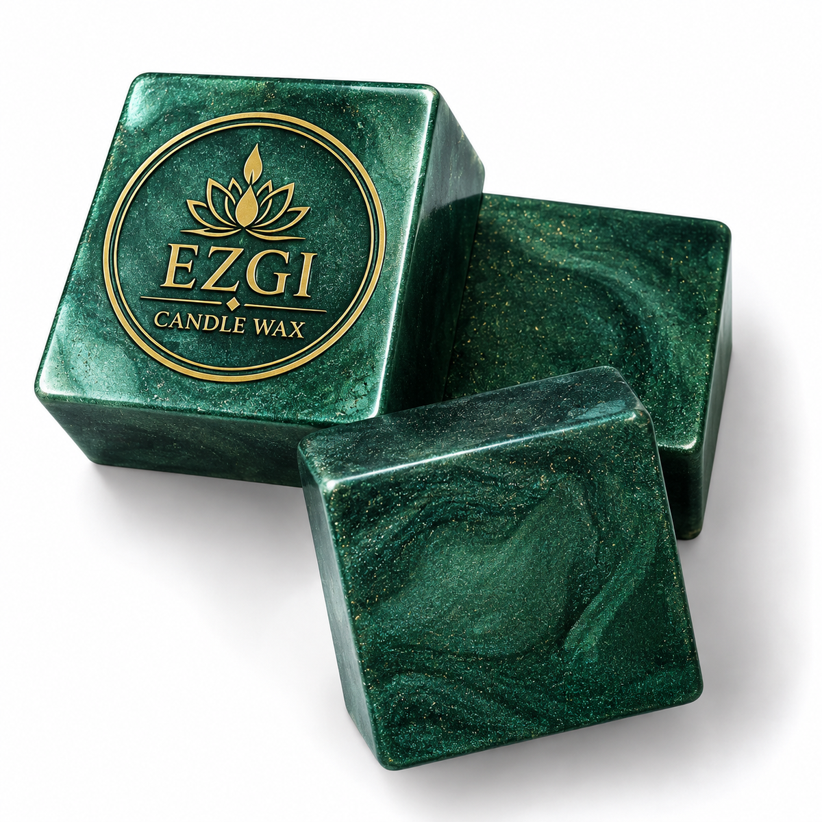 EZGI Metallic Candle Wax Bars – 30 Pcs 330g