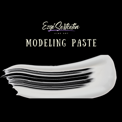 Premium Modeling Paste | Molding Paste | Lightweight Product | Ideal for Artwork and DIY | Perfect Density | by Ezgi Sertcetin