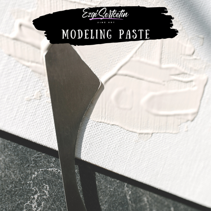 Premium Modeling Paste | Molding Paste | Lightweight Product | Ideal for Artwork and DIY | Perfect Density | by Ezgi Sertcetin