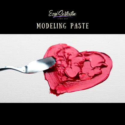 Premium Modeling Paste | Molding Paste | Lightweight Product | Ideal for Artwork and DIY | Perfect Density | by Ezgi Sertcetin