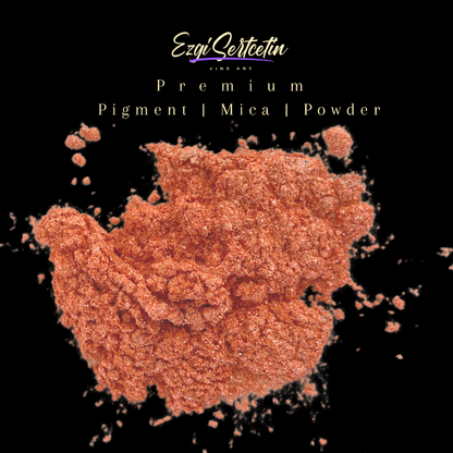Premium Pigment Powder 50g | Unique & Bright Pearlescent Metallic and Neon Colors | Especially Formulated for Artwork, Resin, Slime, Plasticine and more by Ezgi Sertcetin
