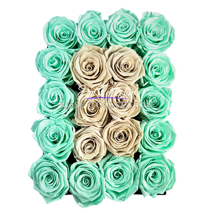 Preserved Rose Deco Gift Box|Premium Quality Handcrafted 20 Roses x 6.5 cm Diameter|Non Toxic|Excellent for All Events and Organizations|by Ezgi Sertcetin