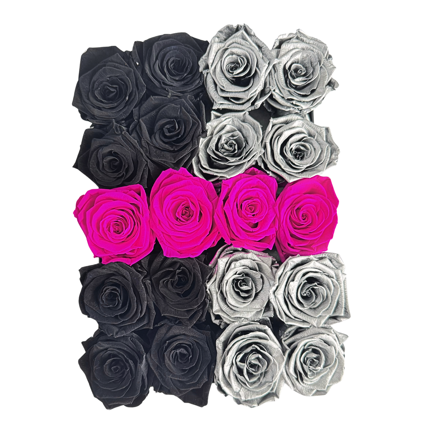 Preserved Rose Deco Gift Box|Premium Quality Handcrafted 20 Roses x 6.5 cm Diameter|Non Toxic|Excellent for All Events and Organizations|by Ezgi Sertcetin