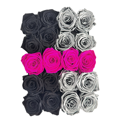 Preserved Rose Deco Gift Box|Premium Quality Handcrafted 20 Roses x 6.5 cm Diameter|Non Toxic|Excellent for All Events and Organizations|by Ezgi Sertcetin