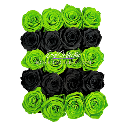 Preserved Rose Deco Gift Box|Premium Quality Handcrafted 20 Roses x 6.5 cm Diameter|Non Toxic|Excellent for All Events and Organizations|by Ezgi Sertcetin