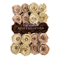 Preserved Rose Deco Gift Box|Premium Quality Handcrafted 20 Roses x 6.5 cm Diameter|Non Toxic|Excellent for All Events and Organizations|by Ezgi Sertcetin