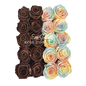 Preserved Rose Deco Gift Box|Premium Quality Handcrafted 20 Roses x 6.5 cm Diameter|Non Toxic|Excellent for All Events and Organizations|by Ezgi Sertcetin