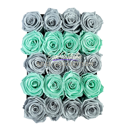 Preserved Rose Deco Gift Box|Premium Quality Handcrafted 20 Roses x 6.5 cm Diameter|Non Toxic|Excellent for All Events and Organizations|by Ezgi Sertcetin