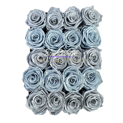 Preserved Rose Deco Gift Box|Premium Quality Handcrafted 20 Roses x 6.5 cm Diameter|Non Toxic|Excellent for All Events and Organizations|by Ezgi Sertcetin