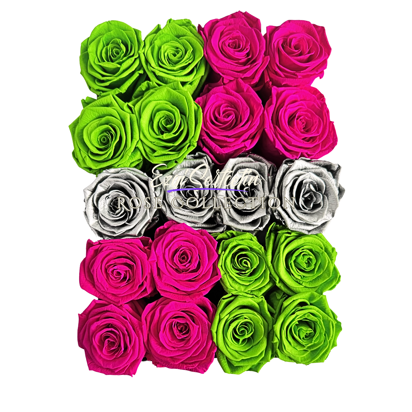 Preserved Rose Deco Gift Box|Premium Quality Handcrafted 20 Roses x 6.5 cm Diameter|Non Toxic|Excellent for All Events and Organizations|by Ezgi Sertcetin