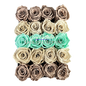 Preserved Rose Deco Gift Box|Premium Quality Handcrafted 20 Roses x 6.5 cm Diameter|Non Toxic|Excellent for All Events and Organizations|by Ezgi Sertcetin