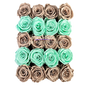 Preserved Rose Deco Gift Box|Premium Quality Handcrafted 20 Roses x 6.5 cm Diameter|Non Toxic|Excellent for All Events and Organizations|by Ezgi Sertcetin