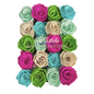 Preserved Rose Deco Gift Box|Premium Quality Handcrafted 20 Roses x 6.5 cm Diameter|Non Toxic|Excellent for All Events and Organizations|by Ezgi Sertcetin