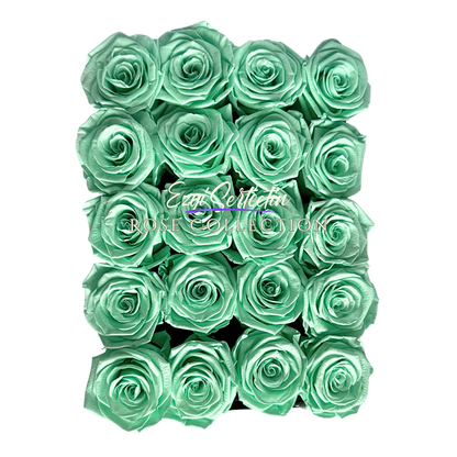 Preserved Rose Deco Gift Box|Premium Quality Handcrafted 20 Roses x 6.5 cm Diameter|Non Toxic|Excellent for All Events and Organizations|by Ezgi Sertcetin