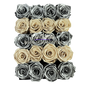 Preserved Rose Deco Gift Box|Premium Quality Handcrafted 20 Roses x 6.5 cm Diameter|Non Toxic|Excellent for All Events and Organizations|by Ezgi Sertcetin