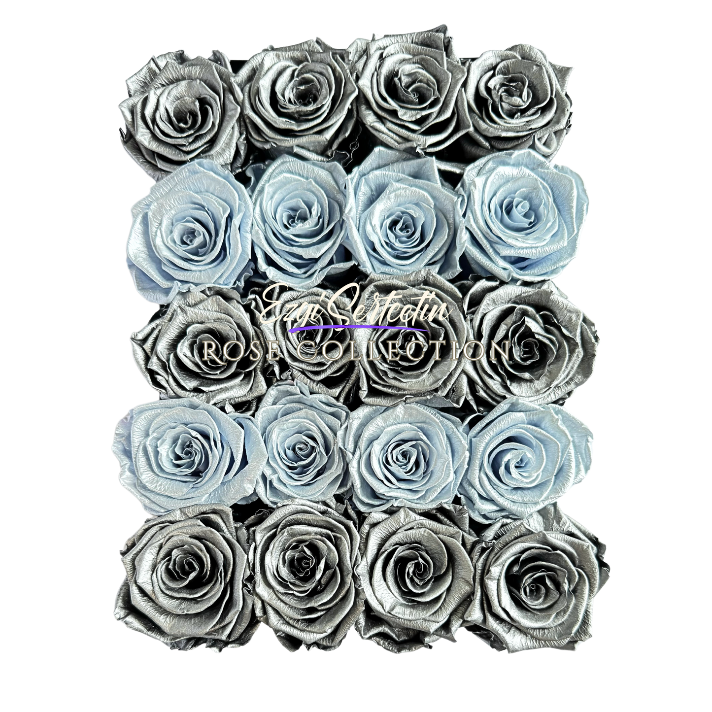 Preserved Rose Deco Gift Box|Premium Quality Handcrafted 20 Roses x 6.5 cm Diameter|Non Toxic|Excellent for All Events and Organizations|by Ezgi Sertcetin