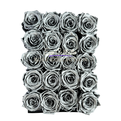 Preserved Rose Deco Gift Box|Premium Quality Handcrafted 20 Roses x 6.5 cm Diameter|Non Toxic|Excellent for All Events and Organizations|by Ezgi Sertcetin