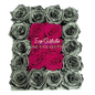 Preserved Rose Deco Gift Box|Premium Quality Handcrafted 20 Roses x 6.5 cm Diameter|Non Toxic|Excellent for All Events and Organizations|by Ezgi Sertcetin