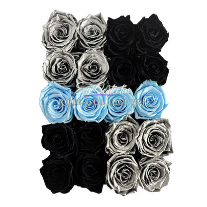 Preserved Rose Deco Gift Box|Premium Quality Handcrafted 20 Roses x 6.5 cm Diameter|Non Toxic|Excellent for All Events and Organizations|by Ezgi Sertcetin