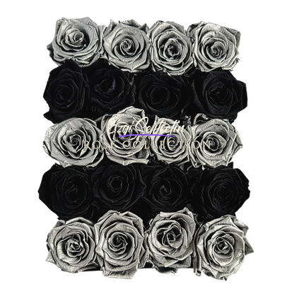 Preserved Rose Deco Gift Box|Premium Quality Handcrafted 20 Roses x 6.5 cm Diameter|Non Toxic|Excellent for All Events and Organizations|by Ezgi Sertcetin