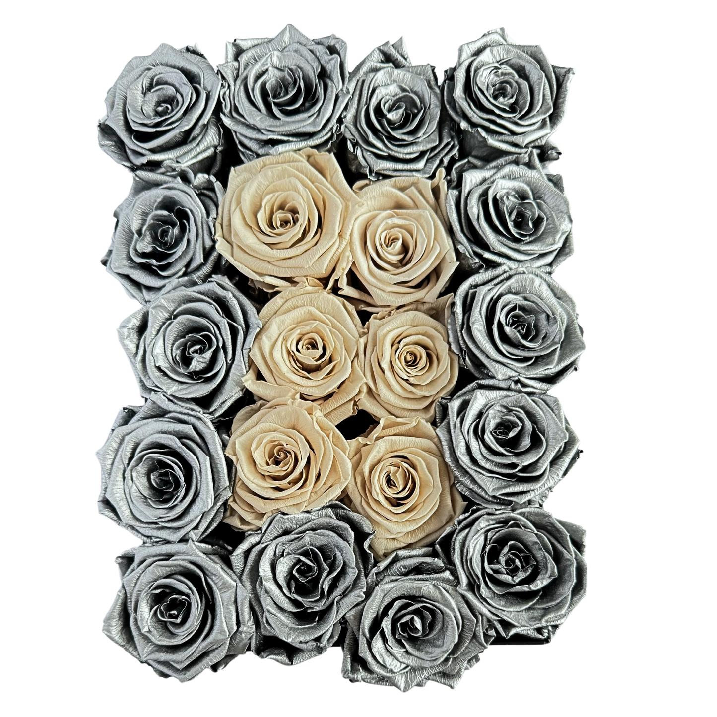 Preserved Rose Deco Gift Box|Premium Quality Handcrafted 20 Roses x 6.5 cm Diameter|Non Toxic|Excellent for All Events and Organizations|by Ezgi Sertcetin