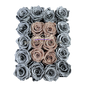 Preserved Rose Deco Gift Box|Premium Quality Handcrafted 20 Roses x 6.5 cm Diameter|Non Toxic|Excellent for All Events and Organizations|by Ezgi Sertcetin