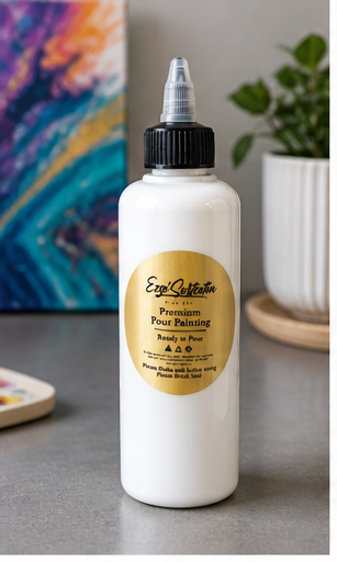 Premium Pour Painting 8 fl oz Fluid Art Paint Ready to Pour by Ezgi Sertcetin