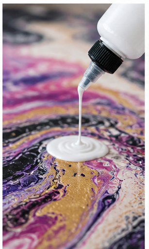 Premium Pour Painting 8 fl oz Fluid Art Paint Ready to Pour by Ezgi Sertcetin
